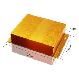 Wall Mounted Extrusion Aluminium Heat Sink Enclosure