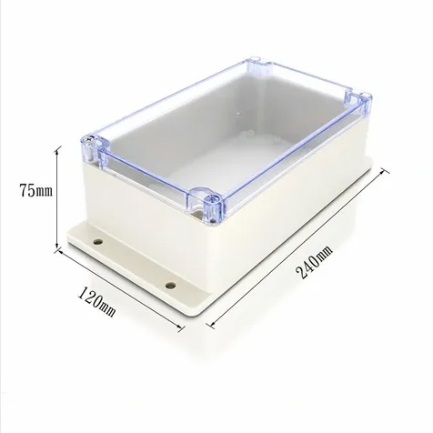 Electronic Waterproof Wall Mounted Transparent Cover Junction Enclosure