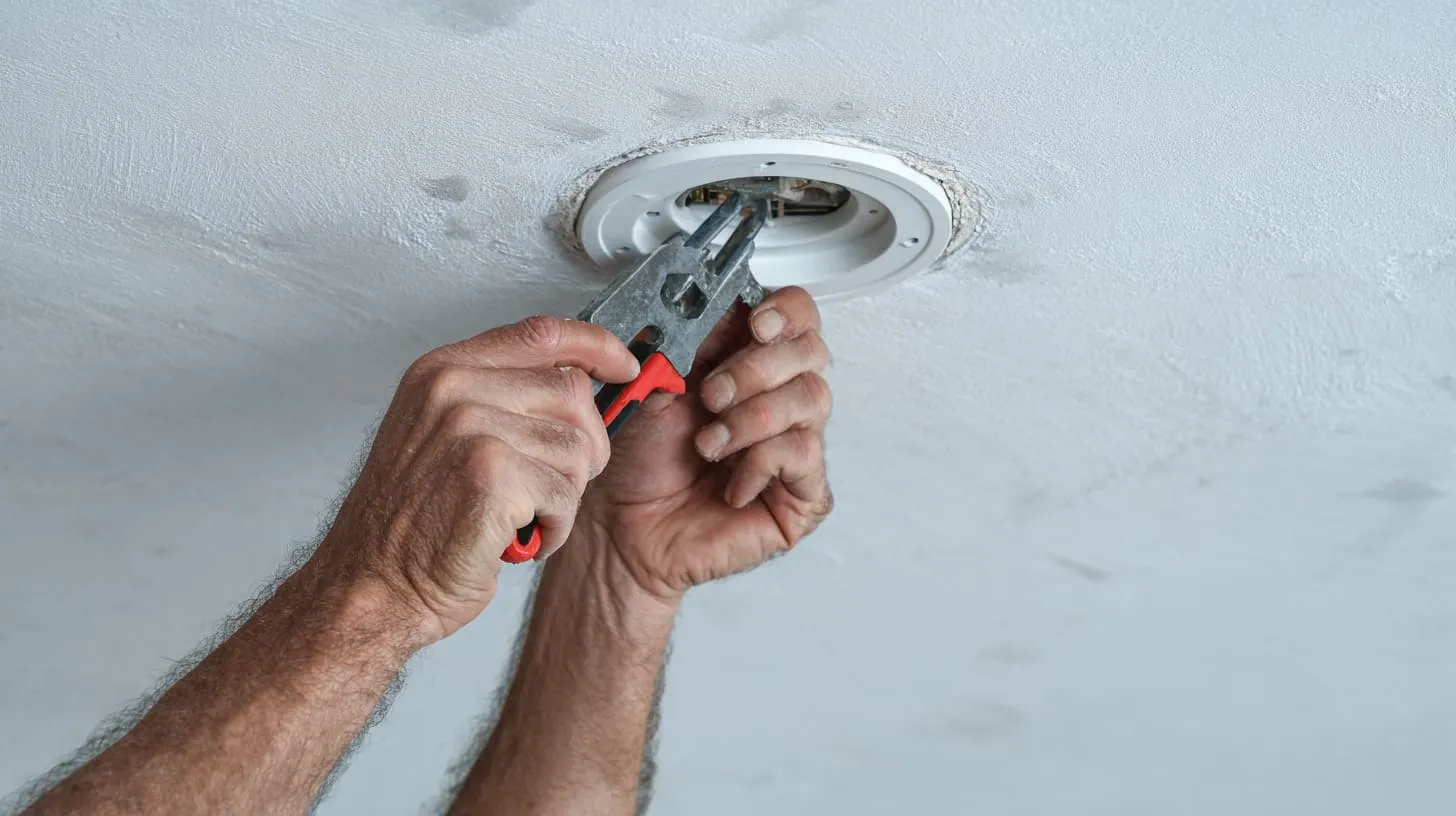 Ceiling Electrical Box Installation (10)