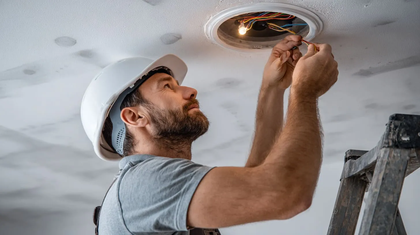 Ceiling Electrical Box Installation (3)
