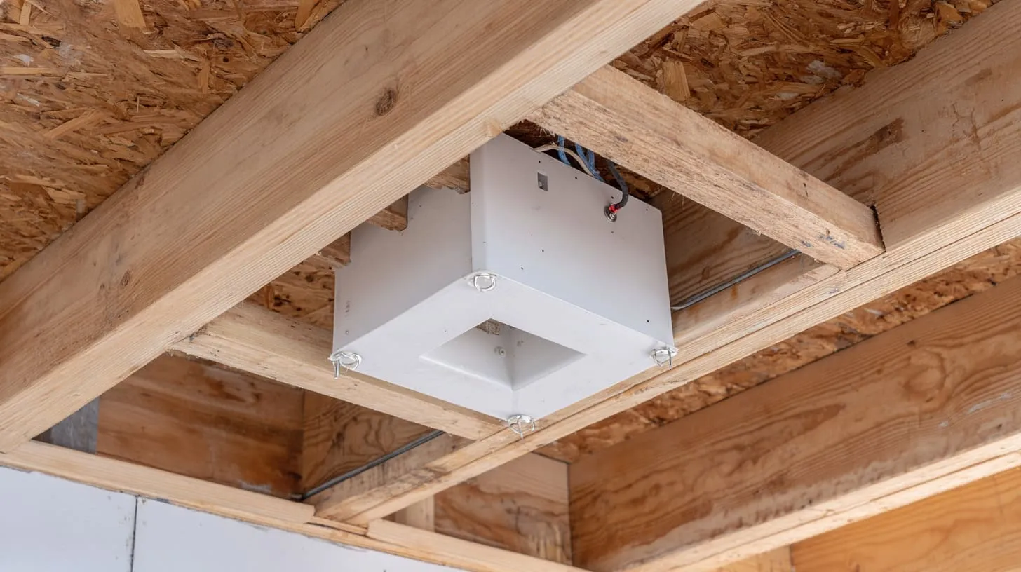 Ceiling Electrical Box Installation (7)