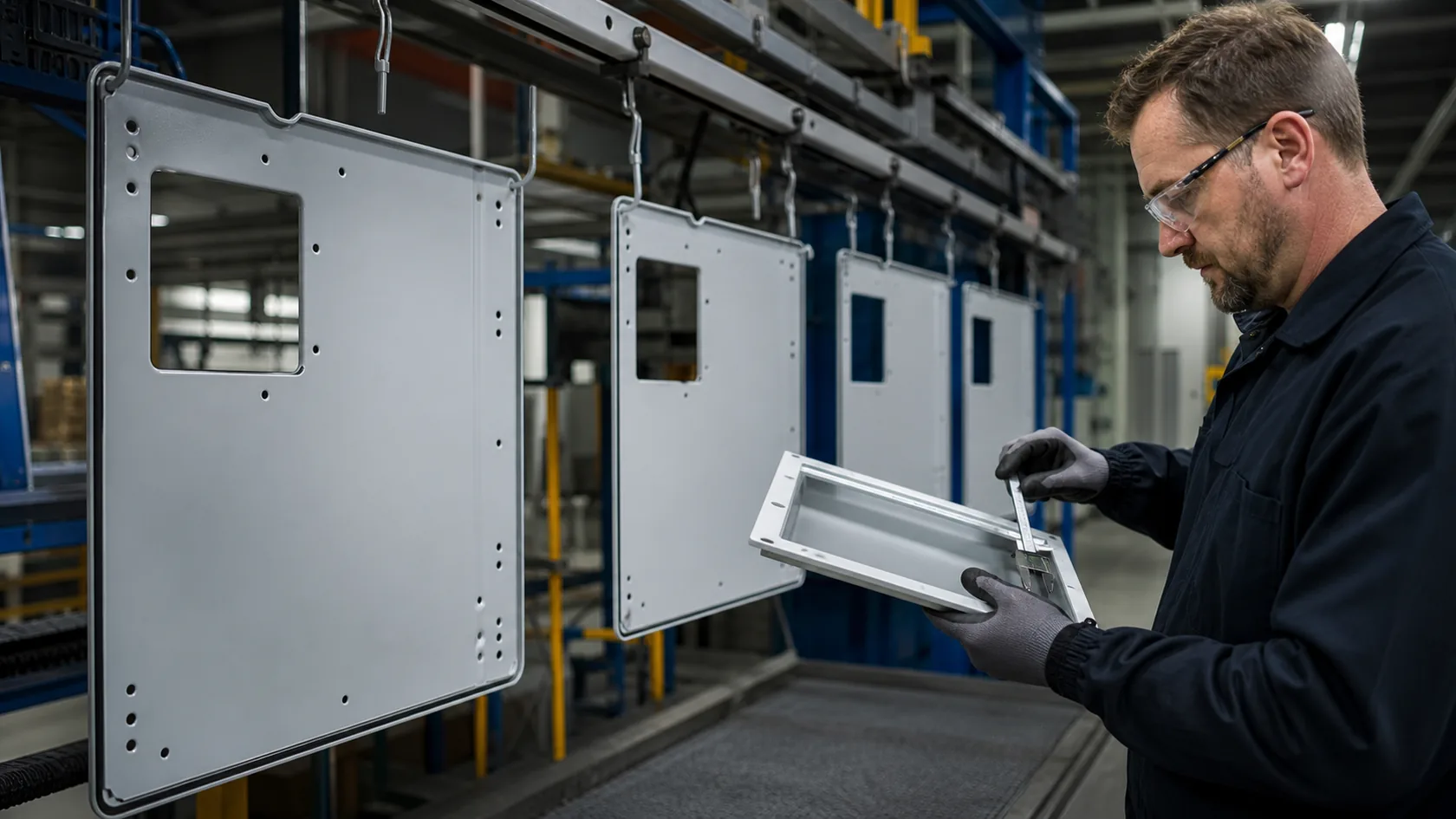 Factory inspection of enclosure covers and sealing surfaces