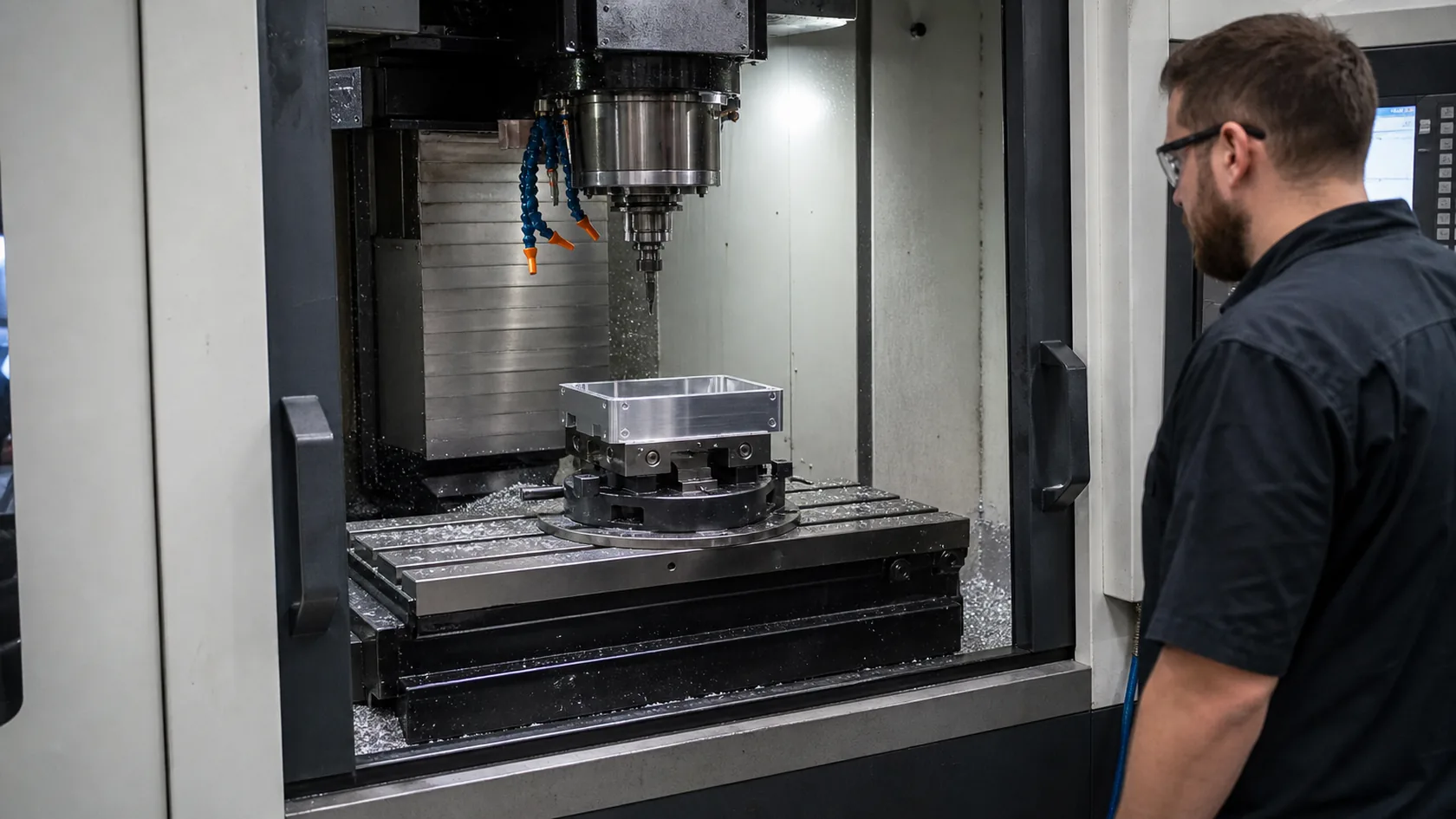 CNC machining a small-batch aluminum electronics enclosure